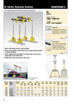 Sl Sbl Series Telescopic Hydraulic Gantries Enerpac Pdf Catalogs