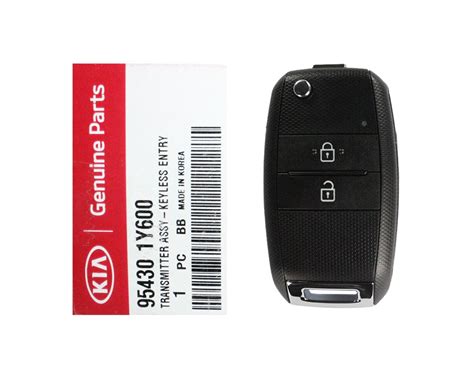 Kia Picanto Buttons Mhz Genuine Flip Remote Key Y