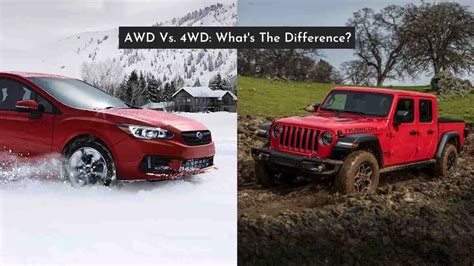 Awd Vs 4wd Whats The Difference