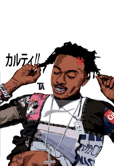 Trillartworks Playboi Carti Trillarts Anime Rapper Rapper Art