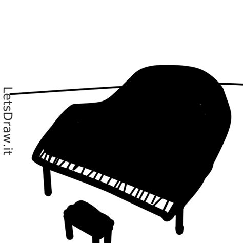 How To Draw Piano Hsrqbazpy Png LetsDrawIt