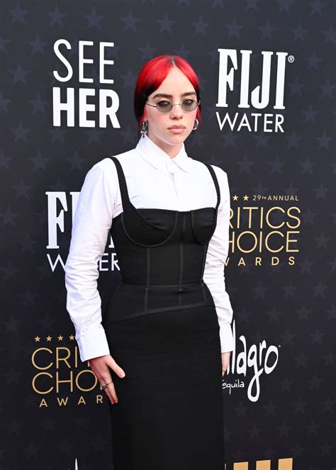 Billie Eilish at Critics Choice Awards 2024 • CelebMafia
