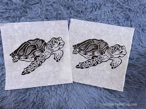 Sea Turtle Linocut I Made R Seaturtles