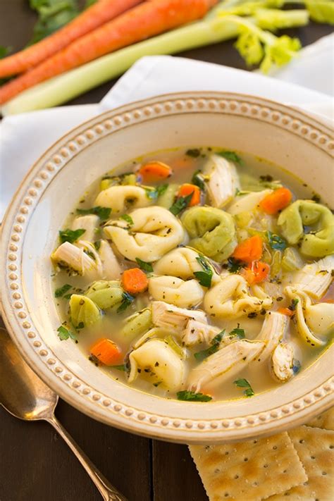 Tortellini Chicken Noodle Soup Cooking Classy