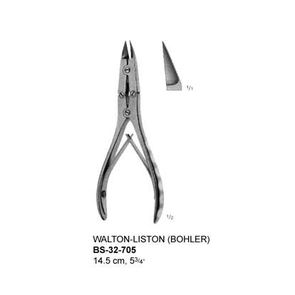 Walton Liston Bohler Bone Cutting Forceps Curved Cm Relpro