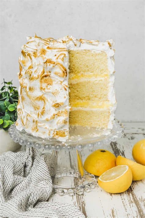 Lemon Meringue Cake Recipe Lemon Curd And Mascarpone Filling