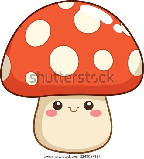 Aesthetic Chibi Cute Mushroom Drawing Reduced Th