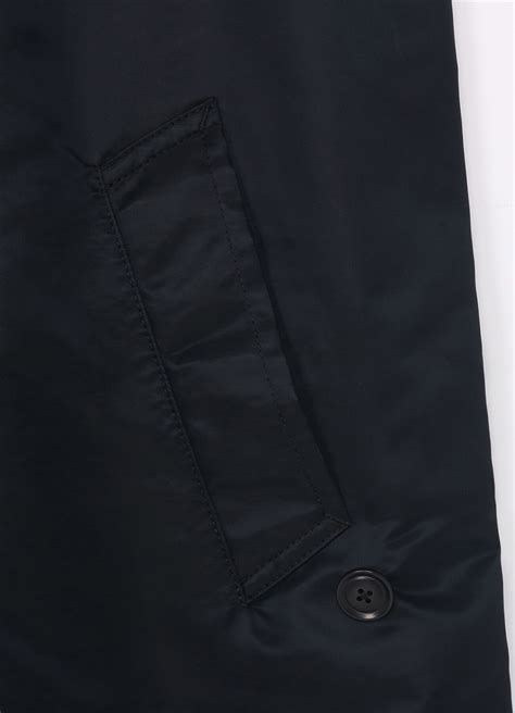 Nylon Twill Soutien Collar Coat XS Black YOHJI YAMAMOTOWILDSIDE