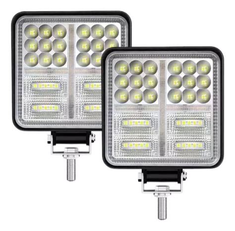 Par Farol Milha Led Extra Forte 177w Trator Caminhão 12v 24v Frete grátis