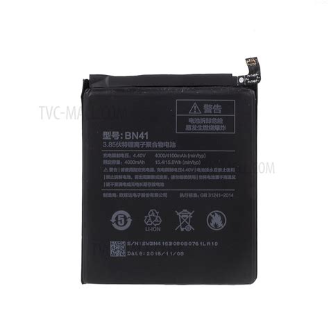 OEM For Xiaomi Redmi Note 4 Redmi Note 4X Battery Replacement BN41