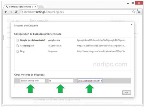 Como buscar con Google en un sitio web, usando Google Chrome