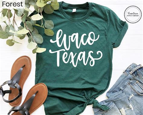 Waco Texas Shirt Waco Shirt Waco Texas T Shirt Waco Tx Etsy