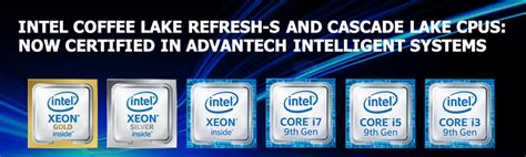 Intel Coffee Lake Refresh S And Cascade Lake Cpus Now Certified In