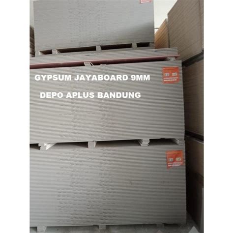 Jual Plafon Gypsum Jayaboard Gipsum Jaya Board Mm Shopee Indonesia