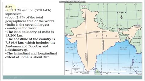 Class 9 Georaphy Chapter 1 India Size And Location Part 2 Youtube