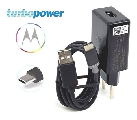 Carregador Original Motorola Moto G5 Plus Turbo Power Mercado Livre