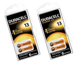 30 X Duracell 13 Hearing Aid Battery Activair 1 45v Zinc Air PR48