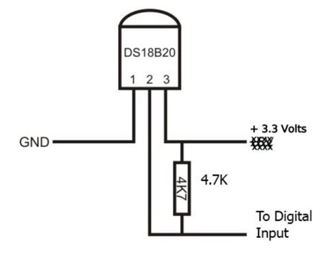 Ds18b20 Waterproof Digital Temperature Sensor Diagram Guide