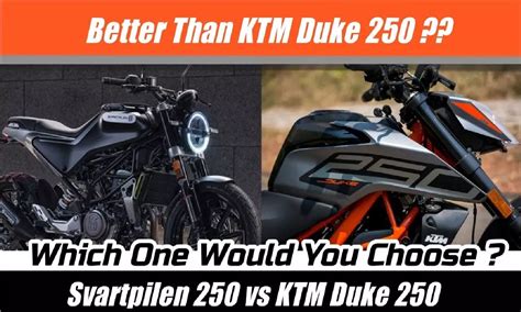 Ktm Duke Vs Husqvarna Svartpilen In Hindi