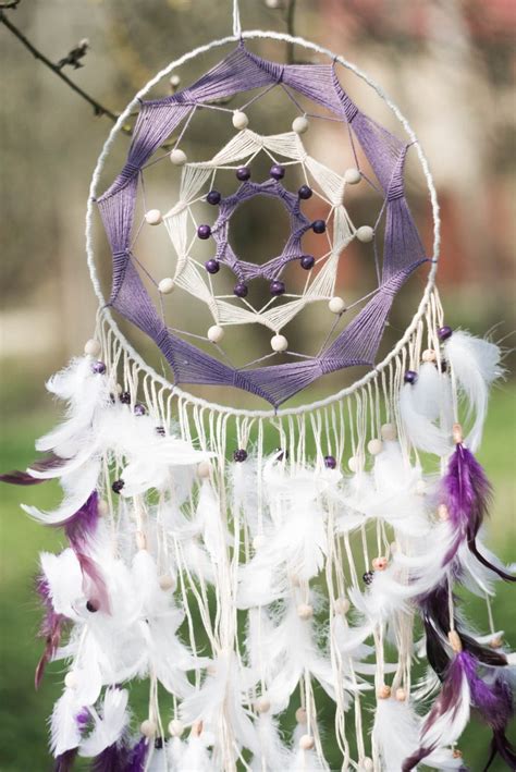 Large dream catcher White dream catcher White by MysteriousForests