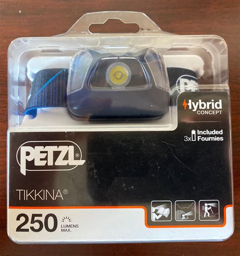 Petzl Tikkina Lumens Headlamp Blue E Da Factory For Sale Online