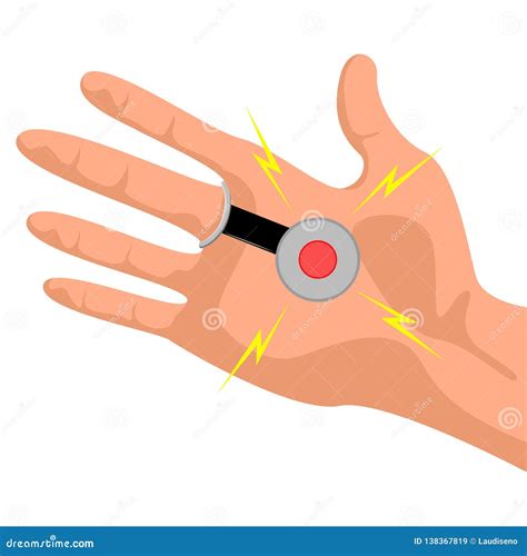 Joke Hand Buzzer Stock Vector Illustration Of Cartoon 138367819