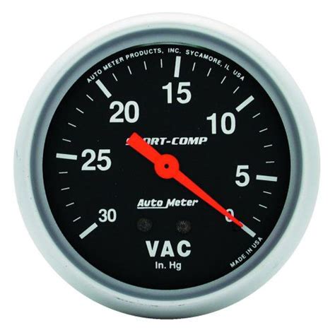 Buy Auto Meter Sport Comp Mechanical Vacuum Gauge In Chanhassen