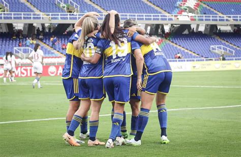 Fútbol femenino Boca Juniors goleó a Nacional de Uruguay y dio un paso