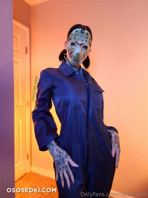 Model Razor Candi Razorcandi In Cosplay Jason Voorhees From Friday