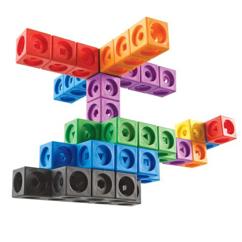 Learning Resources Mathlink Cubes Big Builders 200 Interlocking