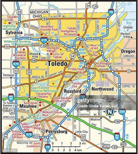 23 Street Map Toledo Ohio Stock Photos, High-Res Pictures, and Images - Getty Images