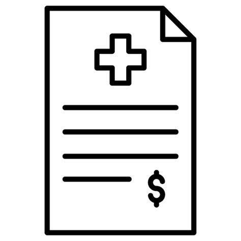 Premium Vector Medical Bill Vector Illustration