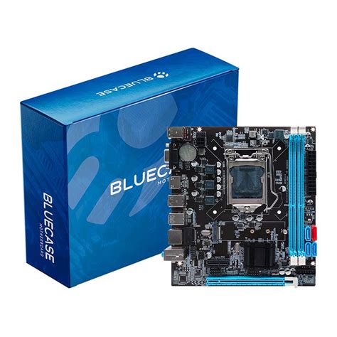 Placa Mae Bluecase BMBB75 DDR3 Socket LGA 1155 M ATX Chipset Intel