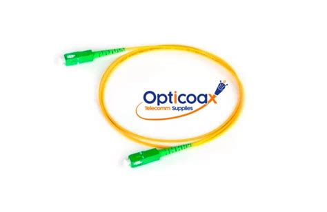 Patch Cord Sc Apc Sc Apc Monomodo Simplex Opticoax