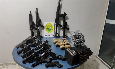 Pmpr Apreende Quatro Fuzis Pistolas E Milhares De Muni Es Em S O