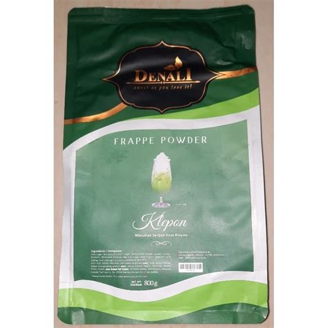 Jual Denali DenalI Frappe Powder KLEPON 800 Gram Minuman Serbuk