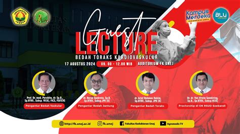 Guest Lecture Bedah Toraks Kardiovaskular Youtube