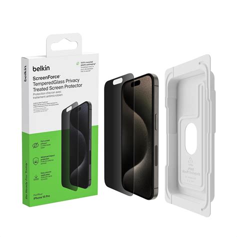 Belkin Screenforce Temperedglass Treated Privacy Screen Protector For