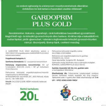 GARDOPRIM PLUS GOLD Genezis