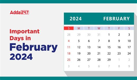 Important Days In February 2024 February Special Days List