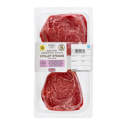 Mands Select Farms Aberdeen Angus Fillet Steak Ocado