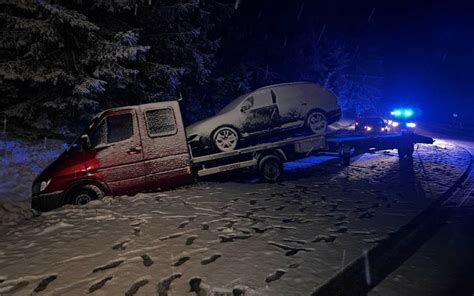 Wintereinbruch im Landkreis Bayreuth Unfälle in der Nacht Bayreuther