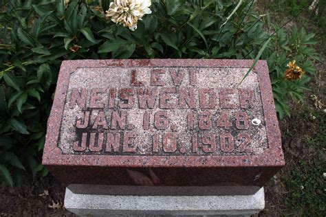 Levi Neiswender 1848 1902 Mémorial Find a Grave