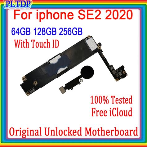 New Arrival 100 Original For Iphone Se 2020 5se Motherboard Full Unlock With No Touchid For