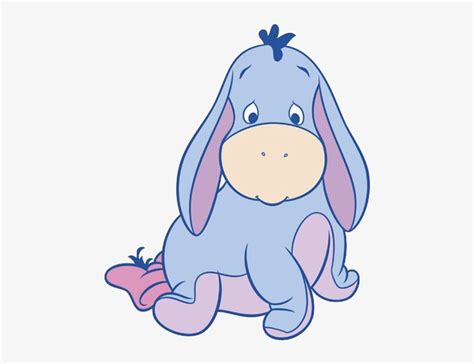 Baby Eeyore From Winnie The Pooh Png Image Transparent Png Free