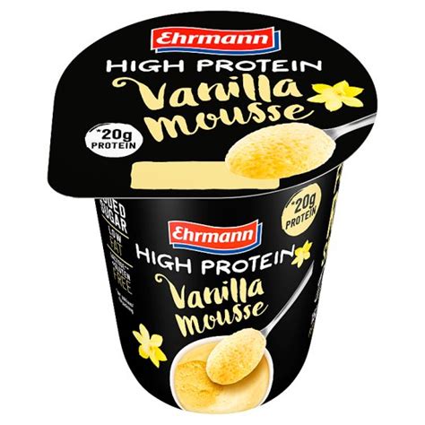 Ehrmann High Protein Vanilla Mousse 200g Tesco Potraviny