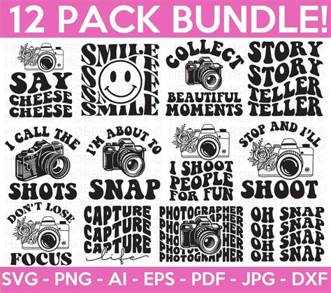 Retro Photography SVG Bundle Photography SVG Bundle Photographer SVG