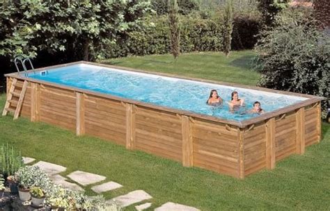 Piscinas Desmontables Rectangulares De Madera Puigcerc S