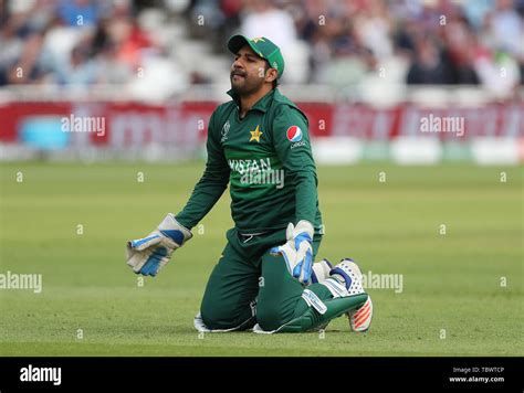 Pakistan S Sarfaraz Ahmed During The ICC Cricket World Cup Group Stage