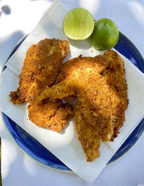 Blancs de poulet panés au citron vert pour 4 personnes Recettes